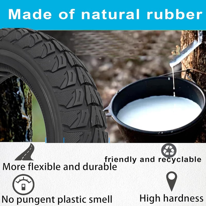 TOCBEUU 10X2.125 Inch Solid Tires for Electric Scooter, 50/75-6.1 Replacement Wheel, 10X2.125 Rubber Tyre for Gotrax G4/XR/VR& Turboant X7 MAX/Pro/M10& F25& Xiaomi M365/Pro/Pro 2/1S Black (1PCS) - Image 5